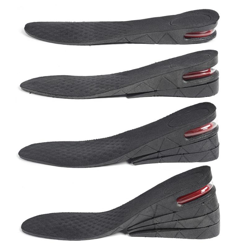 H5e99f35ca3a34c21a6a0ffda679e4bc8m 3 9cm Height Increase Insole Cushion Heightening Cushion Lift Adjustable Cut Shoe Heel Insert Taller Women Men Foot Pad