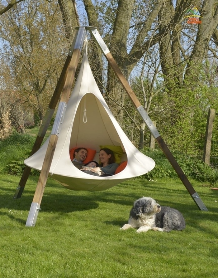 H60a1c1acd30c4ace8966a714193cd4432 UFO Shape Teepee Tree Hanging Swing Chair For Kids & Adults Indoor Outdoor Hammock Tent Hamaca Patio Furniture