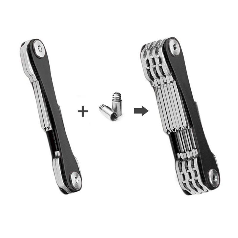 Hbde4f0670aea4a50923b40a93a123956F Smart Key Chain Mini Keychain Compact Key Decorative Holder Clip Home Storage Metal Key Clip Aluminum Organizer Keychain Outdoor