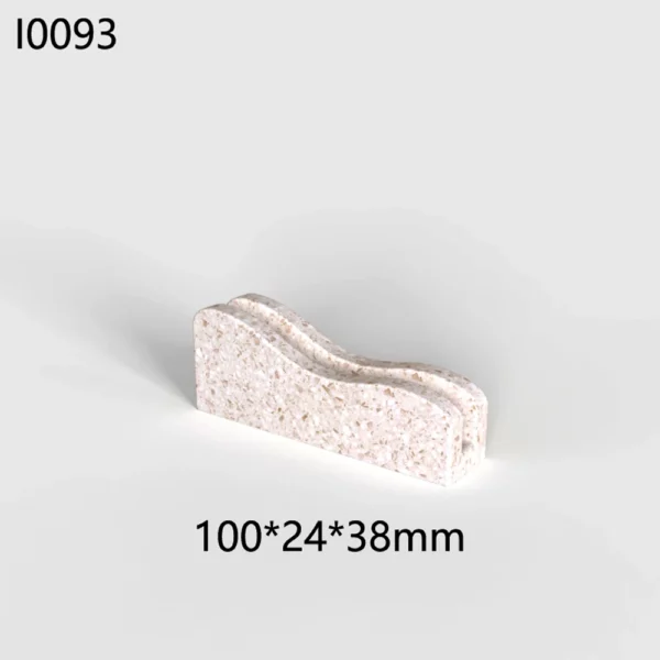 Concrete Mirror Bracket Silicone mold Wavy Mountain Design Card Holder molds Creative silicone mold for office furniture - Image 5