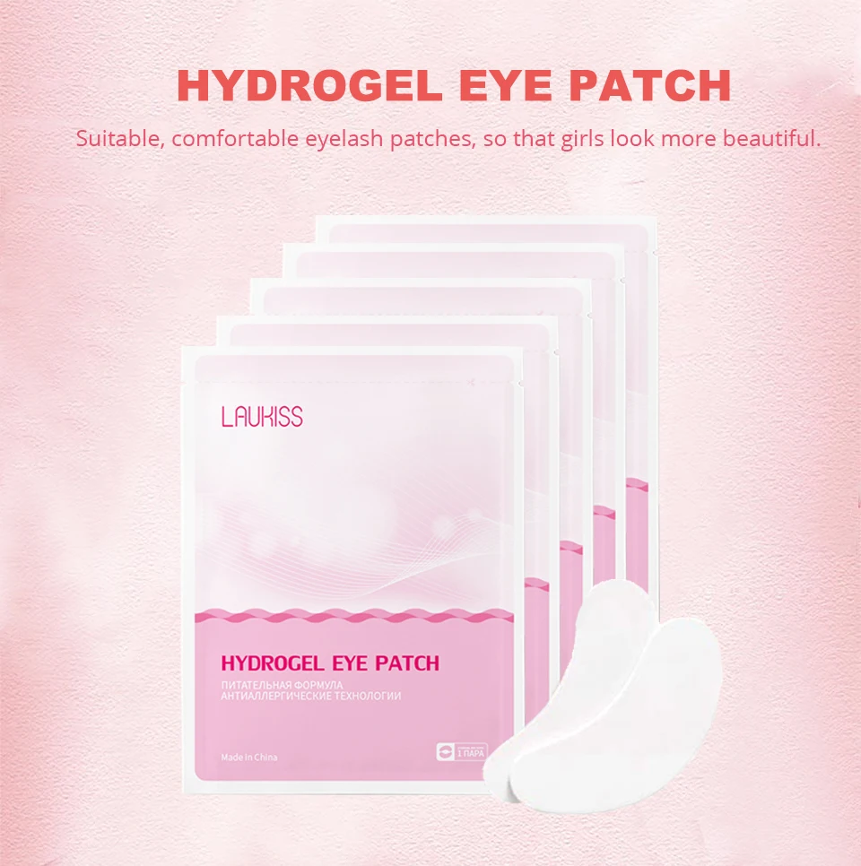 %name 50/200/500 Eyelash Patches For Building Grafted Eyelash Pads Russian Packing Under Eyes Paper Stickers For Eyelash Extension