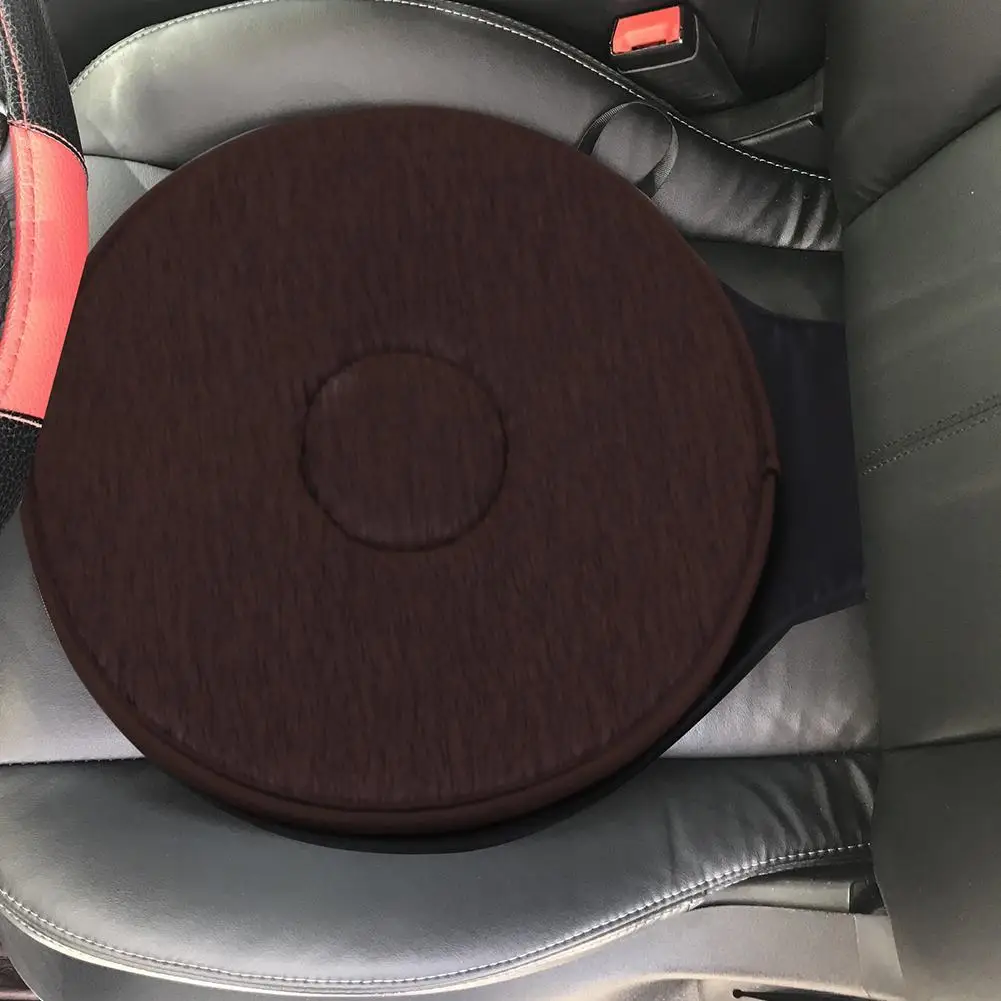 %name Portable Swivel Cushion 360 Degree Rotating Car Chair Seat Cushion Mobility Aid Chair Seat Revolving Cushion Memory Foam Mat